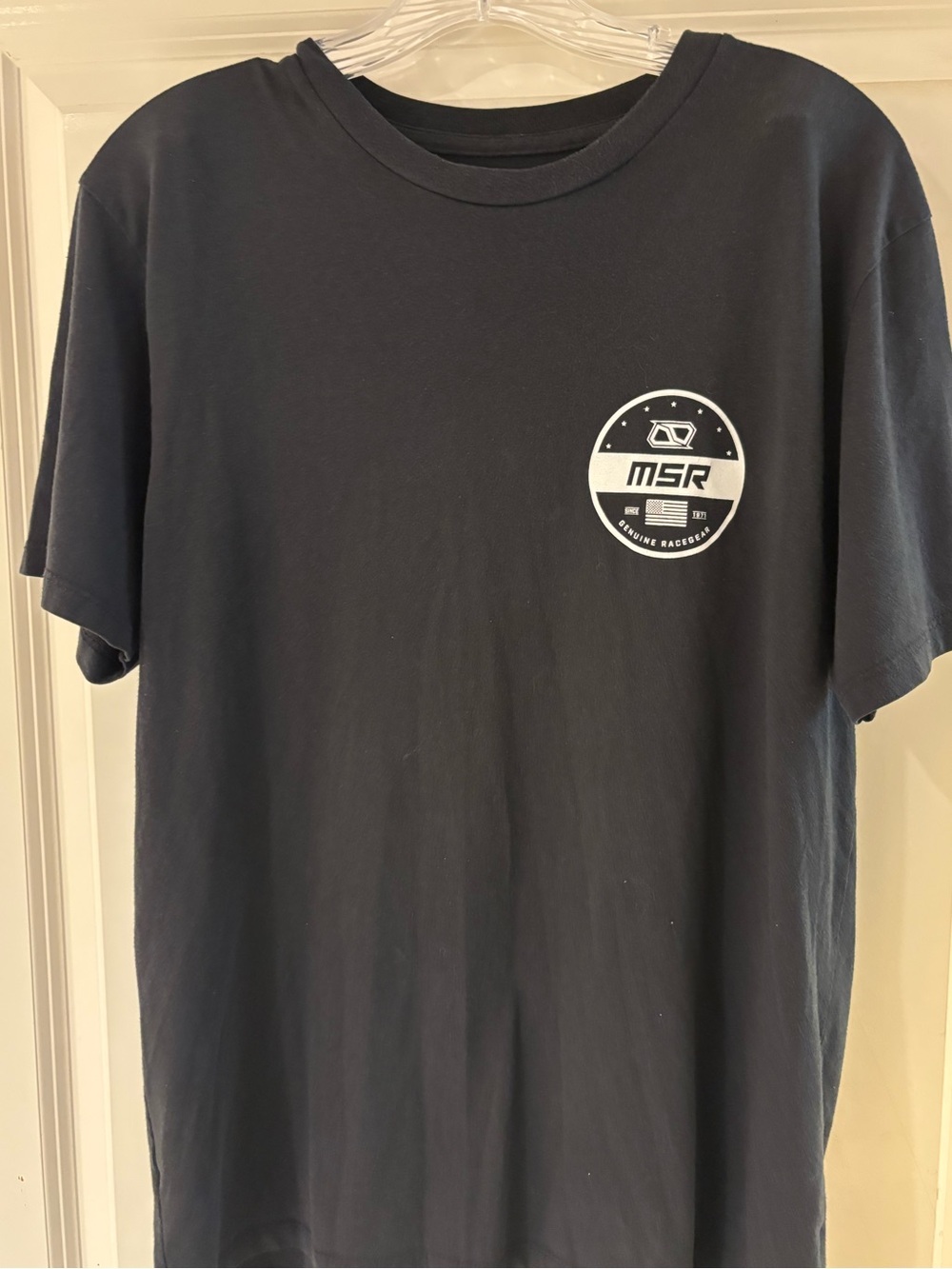 MSR Malcolm Smith Racing Motocross T-Shirt Large Genuine Racegear Black EUC